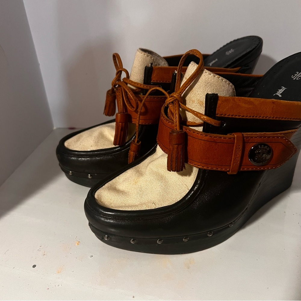 Lamb by Gwen Stefani  Brown and Cream Wedge - Picture 3 of 6